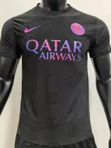 24-25 PSG Black Casual style Player Version Training shirts