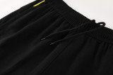 24-25 Dortmund Black Hoodie Jacket Tracksuit #02