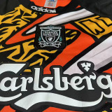 1995-1996 LIV Orange GoalKeeper Long Sleeve Retro Soccer Jersey (长袖)