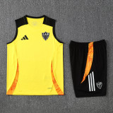 25-26 Atletico Mineiro Yellow Tank top and shorts suit