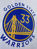 22-23 WARRIORS WISEMAN #33 White Top Quality Hot Pressing NBA Jersey (V领)