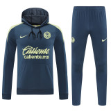 24-25 Club America Grey Hoodie Tracksuit (卫衣套装)