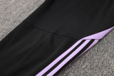 24-25 Germany White Hoodie Half Pull Tracksuit #F595半拉连帽
