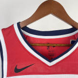 22-23 Wizards WESTBROOK #4 White Top Quality Hot Pressing NBA Jersey