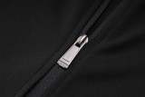24-25 Germany Black Jacket Tracksuit (紫边)