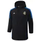 24-25 RMA Black Hooded Windbreaker Fabric Cotton Coat #G212