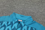 24-25 Marseille Lake blue Half Pull Tracksuit (半拉链)(金标)