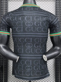 24-25 RMA Black Green Special Edition Player Version Soccer Jersey