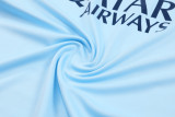 24-25 PSG Light blue Tank top and shorts suit