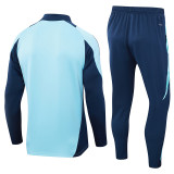 24-25 ARS Light blue Kids Half Pull Tracksuit (童装)(半拉链)