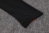 24-25 Portugal Black Half Pull Tracksuit (半拉链)