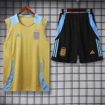 24-25 Argentina Earthy Gold Tank top and shorts suit