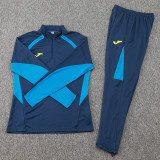 2024 JOM Royal blue Half Pull Tracksuit (半拉链)