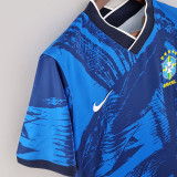 22-23 Brazil Special Edition Blue Fans Training Soccer Jersey