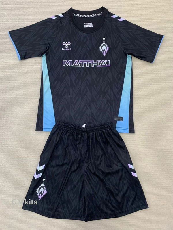 24-25 Werder Bremen Third Kids Soccer Jersey
