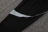 2025 AD Black Half Pull Tracksuit (半拉链)