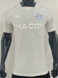 24-25 Marseille White 125th Anniversary Player Version Soccer Jersey