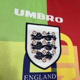 1996 England Goalkeeper Retro Long Sleeve Soccer Jersey (长袖)