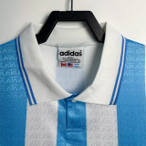 1994 Argentina Home Retro Soccer Jersey (钢印纹）