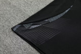 24-25 Al-Nassr Black Half Pull Tracksuit (半拉链)