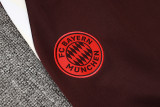 24-25 Bayern Deep Red Half Pull Tracksuit (半拉链)