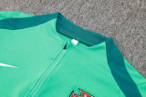 24-25 Portugal Light green Half Pull Tracksuit (半拉链)
