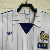 1980-1982 France Away Long Sleeve Retro Soccer Jersey (长袖)