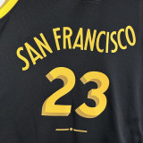 23-24 WARRIORS GREEN #23 Black City Edition Top Quality Hot Pressing NBA Jersey (V领)