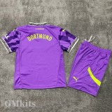 24-25 Dortmund Purple Special Edition Kids Soccer Jersey