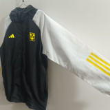 24-25 Tigres UANL Black Windbreaker (黄边)