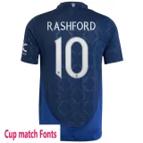 24-25 Man Utd Blue Joint Retro Edition Long Sleeve Soccer Jersey (长袖)