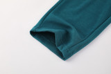 24-25 Marseille Light blue Hoodie Jacket Tracksuit #01