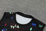 24-25 Portugal Black Tank top and shorts suit