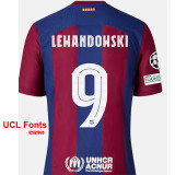 23-24 BAR Home Player Version Soccer Jersey
