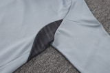 2025 AD Grey Half Pull Tracksuit (半拉链)