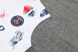 24-25 PSG White Tank top and shorts suit