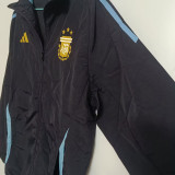 24-25 Argentina Black Windbreaker