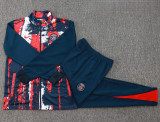 24-25 PSG Royal blue Jacket Tracksuit #A757(喷墨)