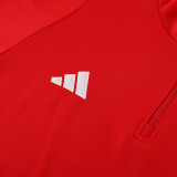 2024 AD Red Half Pull Tracksuit #AB06 (半拉链)