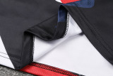 24-25 Man Utd Blue red Half Pull Tracksuit (半拉链)