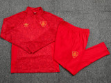 24-25 Fluminense Red Half Pull Tracksuit (半拉链)