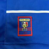 1998 France Home Kids Retro Soccer Jersey (带小字)