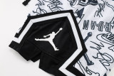 C2441 Jordan White Casual Short Pants