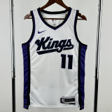 23-24 Kings SABONIS #11 White Top Quality Hot Pressing NBA Jersey