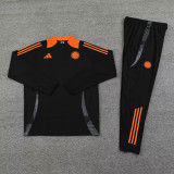 24-25 Colombia Black Half Pull Tracksuit (半拉链)