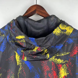 23-24 Korea Black Windbreaker