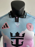 25-26 Inter Miami Pink Blue Special Edition Player Version Soccer Jersey