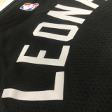 22-23 SA Spurs LEONARD #2 Black Top Quality Hot Pressing NBA Jersey (Trapeze Edition)