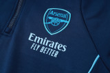 24-25 ARS Royal blue Hoodie Half Pull Tracksuit #F607半拉连帽