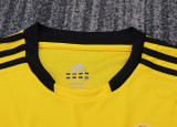 2011-2012 RMA Yellow GoalKeeper Kids Retro Soccer Jersey